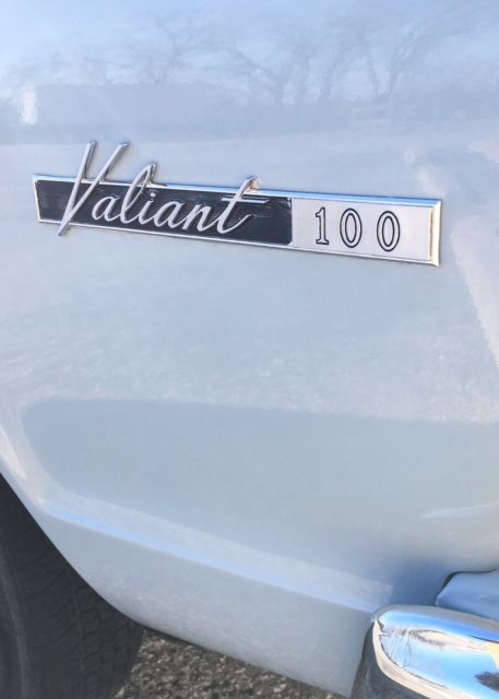 1966 Blue Plymouth Valiant Coupe