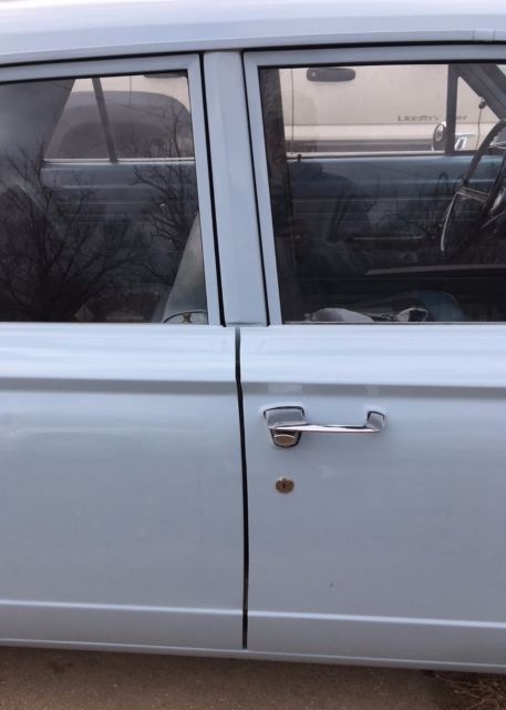 1966 Blue Plymouth Valiant Coupe