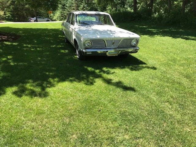 1966 Red Plymouth Valiant Sedan