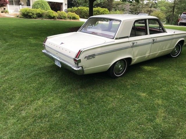 1966 Red Plymouth Valiant Sedan