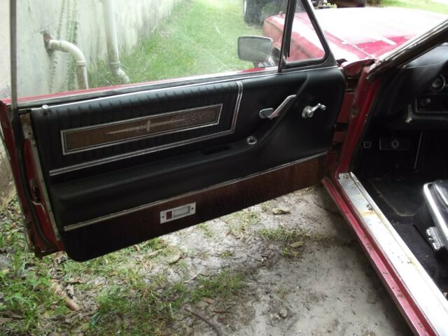 1966 Red Ford Thunderbird Convertible