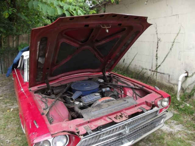 1966 Red Ford Thunderbird Convertible