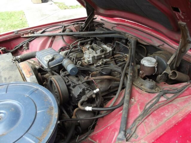 1966 Red Ford Thunderbird Convertible