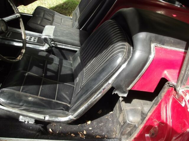 1966 Red Ford Thunderbird Convertible