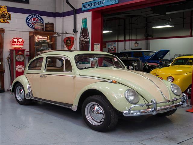 1966 Tan Volkswagen Beetle-New CA Top
