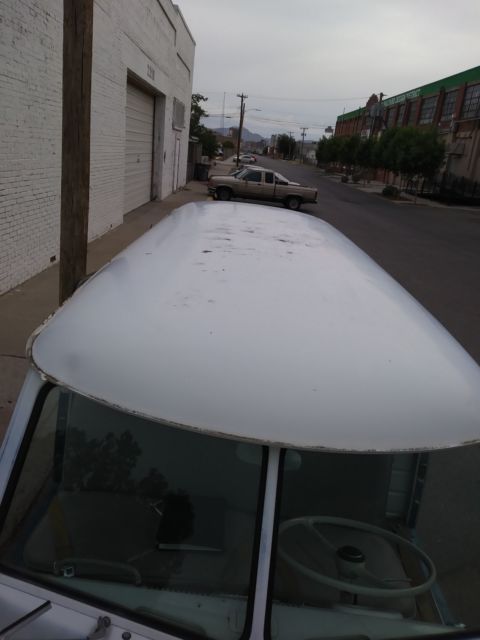 1966 blue-white Volkswagen Bus/Vanagon