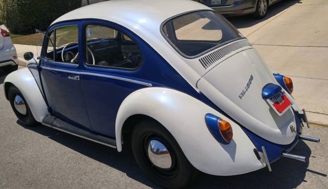 1966 White Volkswagen Beetle - Classic Coupe