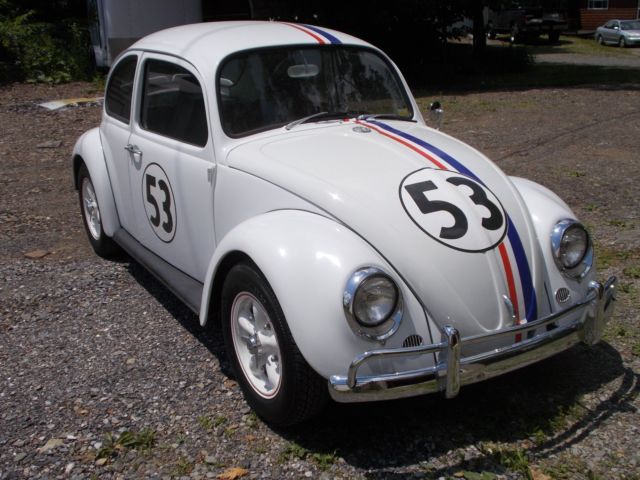 1966 White Volkswagen Beetle - Classic BUG