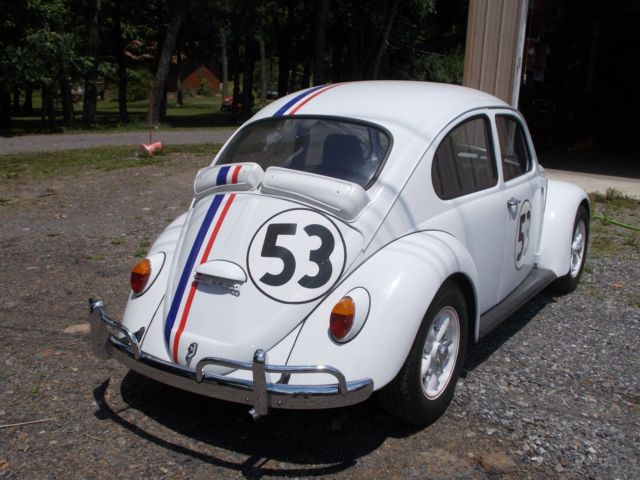 1966 White Volkswagen Beetle - Classic BUG