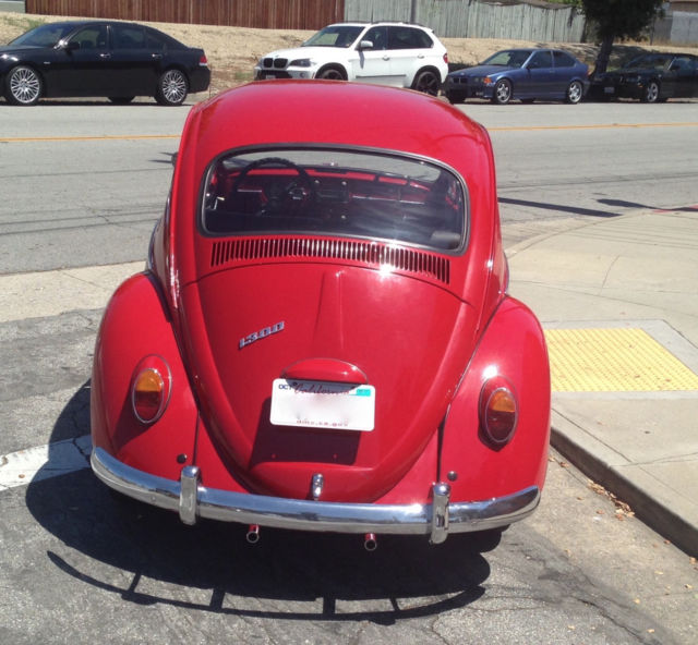 1966 Red Volkswagen Beetle - Classic Sedan