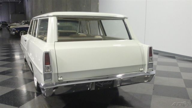 1966 White Chevrolet Nova