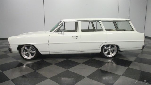 1966 White Chevrolet Nova