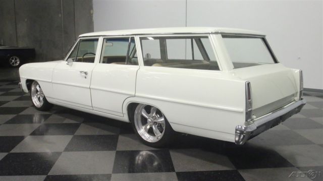 1966 White Chevrolet Nova
