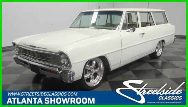 1966 White Chevrolet Nova