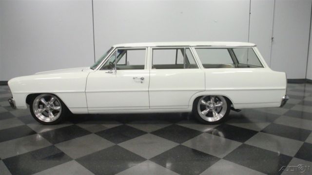 1966 White Chevrolet Nova