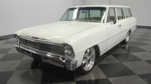 1966 White Chevrolet Nova