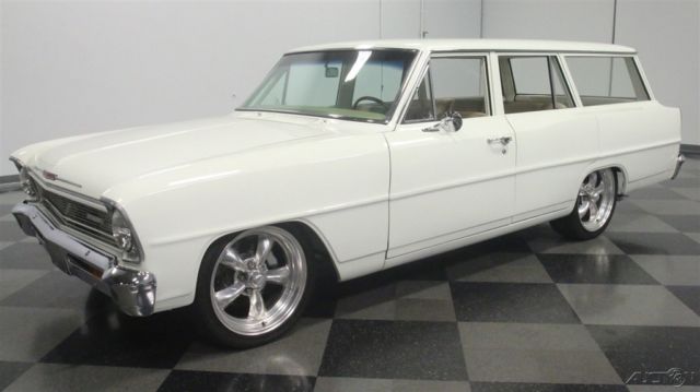 1966 White Chevrolet Nova