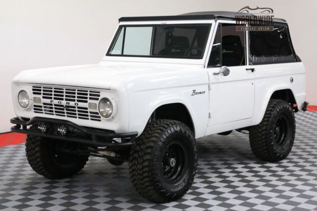1966 White Ford Bronco