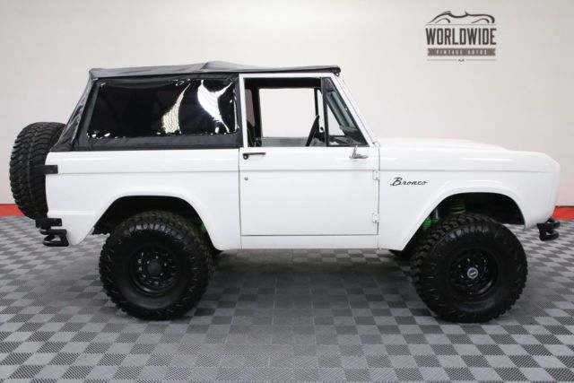 1966 White Ford Bronco