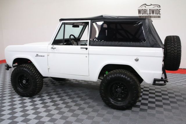 1966 White Ford Bronco