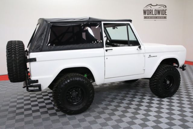 1966 White Ford Bronco