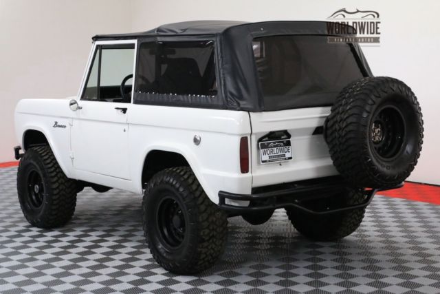1966 White Ford Bronco