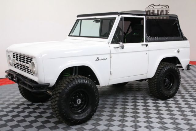 1966 White Ford Bronco