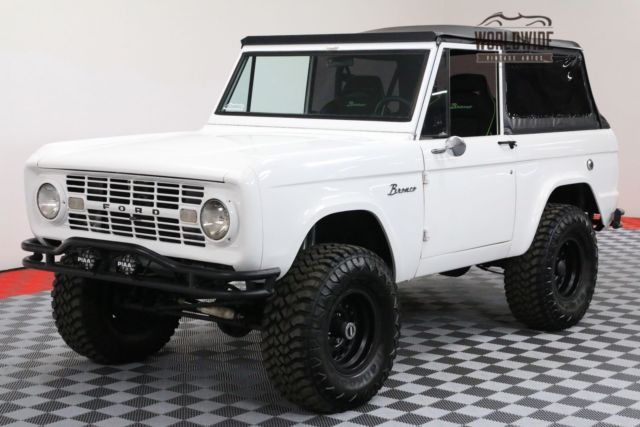 1966 White Ford Bronco