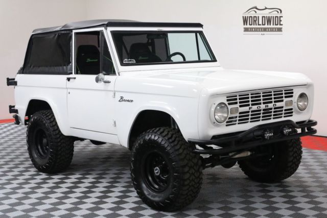 1966 White Ford Bronco