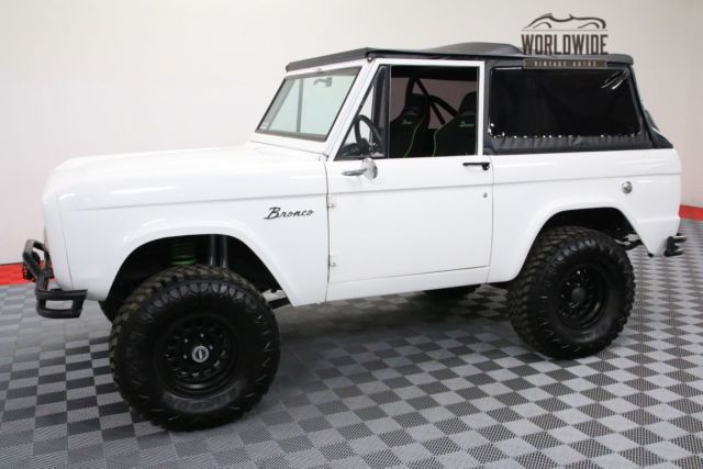1966 White Ford Bronco