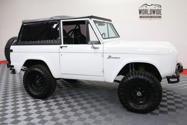 1966 White Ford Bronco