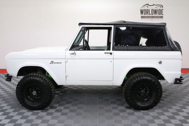 1966 White Ford Bronco