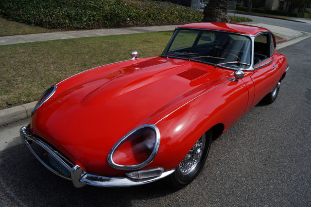 1966 Carmen Red Jaguar E-Type Coupe