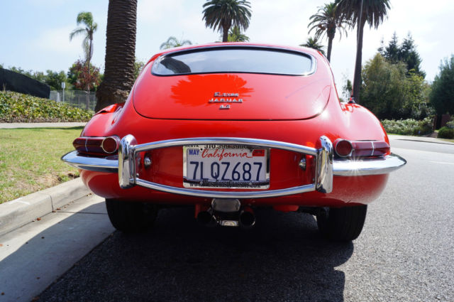 1966 Carmen Red Jaguar E-Type Coupe