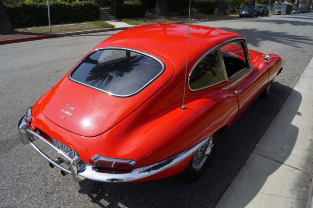 1966 Carmen Red Jaguar E-Type Coupe