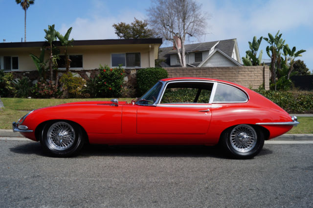 1966 Carmen Red Jaguar E-Type Coupe