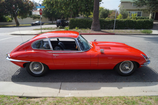 1966 Carmen Red Jaguar E-Type Coupe