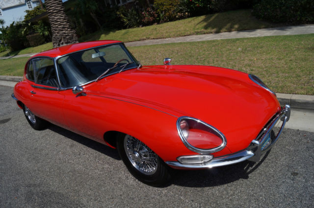 1966 Carmen Red Jaguar E-Type Coupe