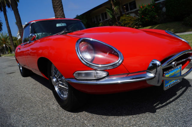 1966 Carmen Red Jaguar E-Type Coupe