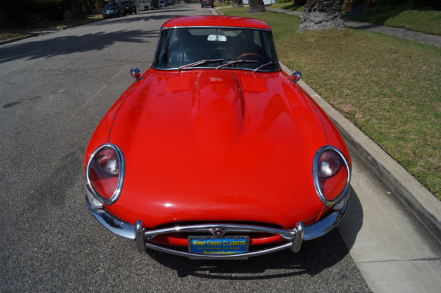 1966 Carmen Red Jaguar E-Type Coupe