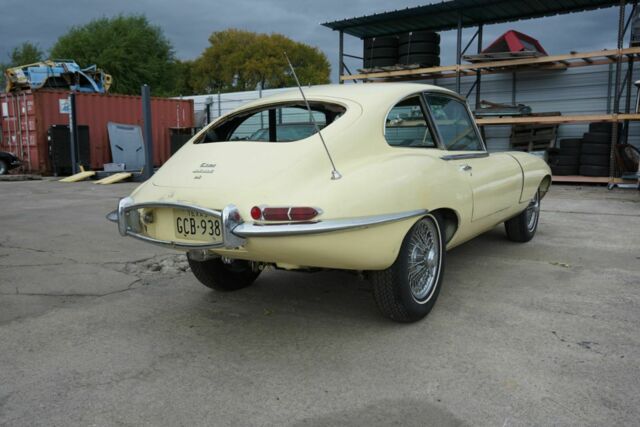 1966 Yellow Jaguar XK Coupe