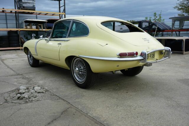 1966 Yellow Jaguar XK Coupe