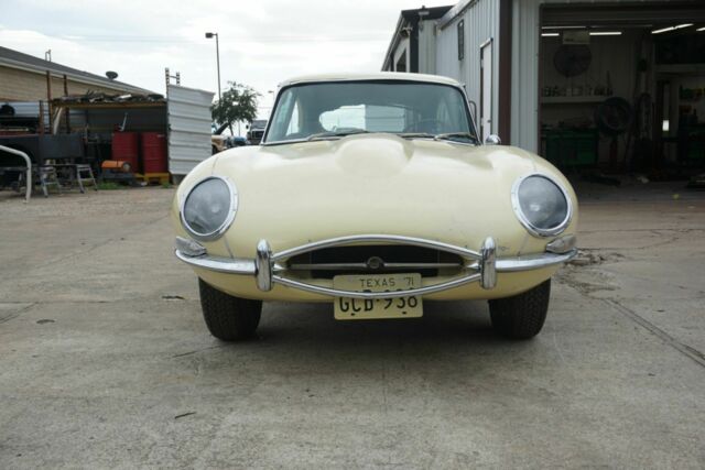 1966 Yellow Jaguar XK Coupe