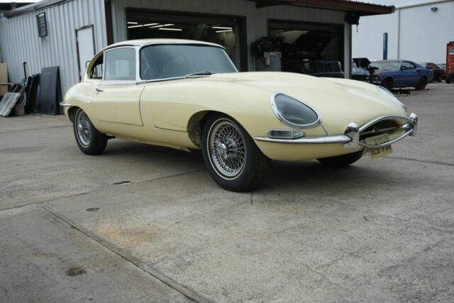 1966 Yellow Jaguar XK Coupe