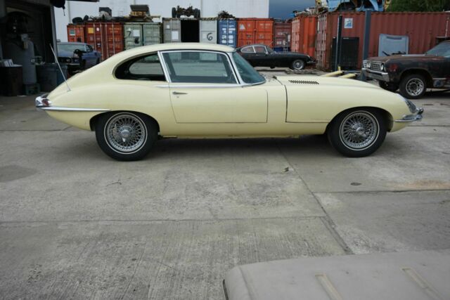 1966 Yellow Jaguar XK Coupe