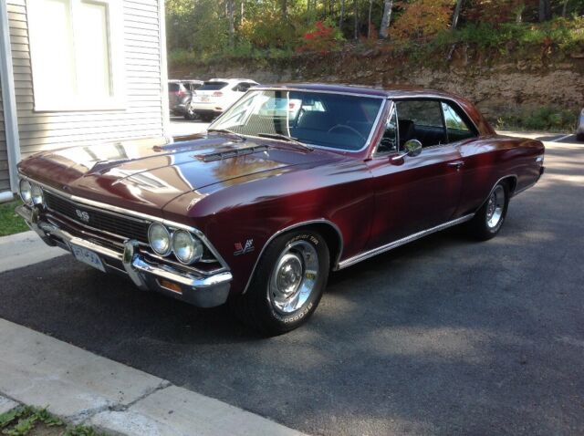 1966 Maroon Chevrolet Chevelle Tdht.