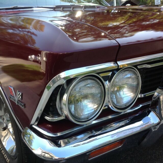 1966 Maroon Chevrolet Chevelle Tdht.