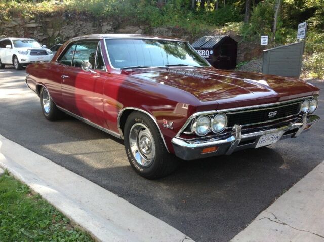 1966 Maroon Chevrolet Chevelle Tdht.