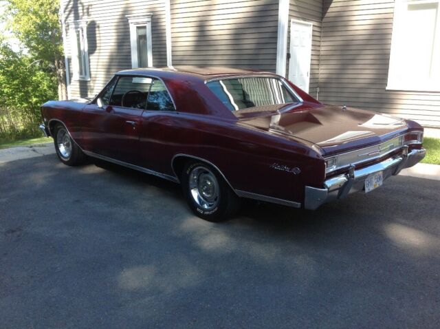 1966 Maroon Chevrolet Chevelle Tdht.