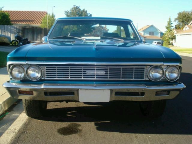 1966 Teal Chevrolet El Camino